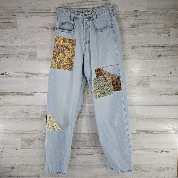 VINTAGE 90S BANANA REPUBLIC SAFARI & TRAVEL MOM JEANS WOMEN'S SIZE 6 (27W x 31L) - Picture 3 of 16